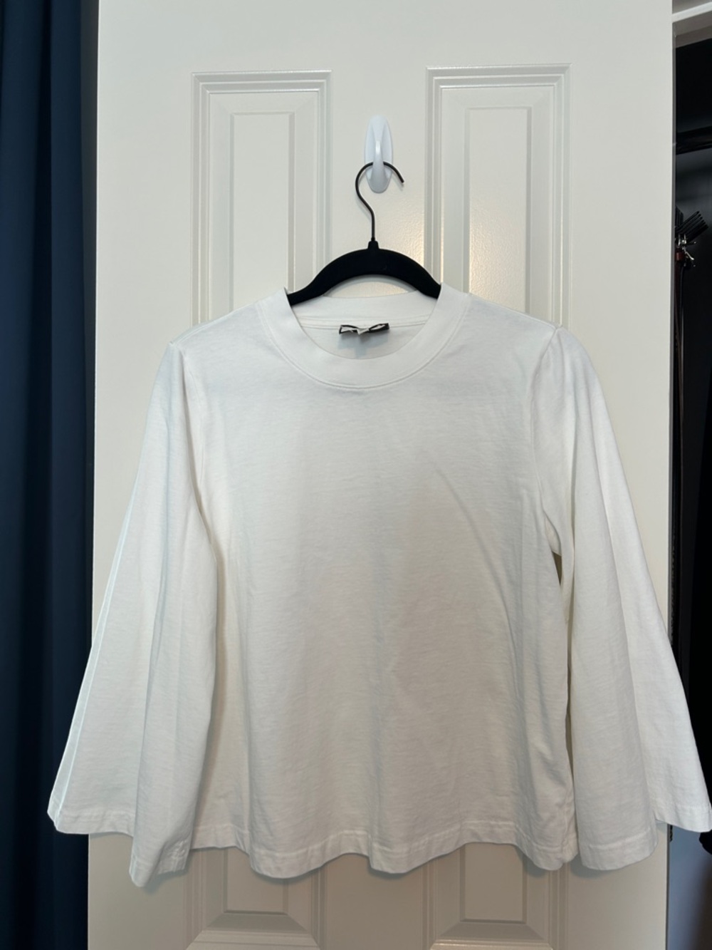 Tuckernuck White Adler Tee. Crewneck Long Sleeve Tee